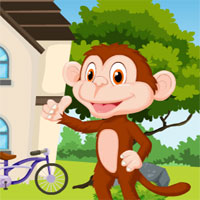 Free online html5 games - G4K Cartoon Monkey Rescue game 