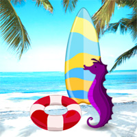 Free online html5 games - Wowescape Summer Tropical Beach Escape game 