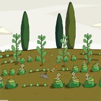 Free online html5 games - Games2Jolly  Vegetables Rescue From Worm 2 game 