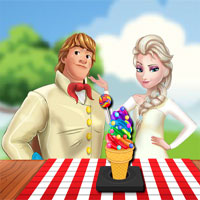 Free online html5 games - Rainbow Ice Cream Cooking game 