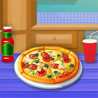 Free online html5 games - Cooking Tasty Pizza GlossyPlay game 