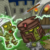 Free online html5 games - Knights vs Zombies game 