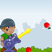 Free online html5 games - Apple Cannon GamezHero game 