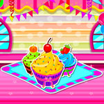 Free online html5 games - Delicious Creamy Cupcakes game 