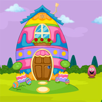 Free online html5 games - Egg House Smiley Escape game 