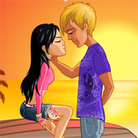 Free online html5 games - Hollys First Kiss game 