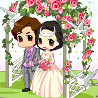 Free online html5 games - My Wedding Dressup game 