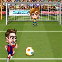 Free online html5 games - Barca Goal 2 game 