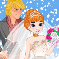 Free online html5 games - Anna Winter Wedding Makeover game 