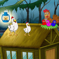 Free online html5 escape games - The Pig and the Garden Cage