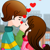 Free online html5 games - Valentines Day Kiss game 