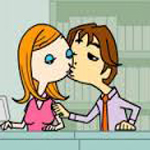 Free online html5 games - Kissing During Work game 