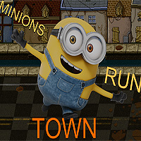 Free online html5 games - Minions Town Run game 