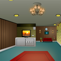 Free online html5 games - KnfGames Lovely Living Room Escape game 