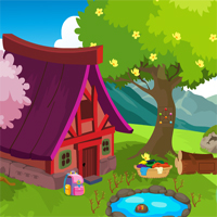 Free online html5 games - Games4king Cute Dog And Cat Embracing Escape game 
