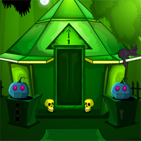 Free online html5 games - MirchiGames Find Spooky Treasure Green Street game 