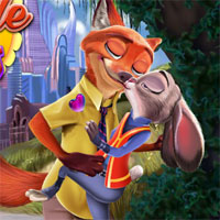 Free online html5 games - Judy Hopps and Nick Wilde Kissing game 