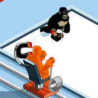 Free online html5 games - Monkey Curling Championship 1986 game 