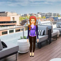 Free online html5 games - Terrace Restaurant Girl Escape HTML5 game 