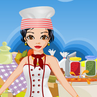 Free online html5 games - Chef Girl Dress Up game 