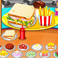 Free online html5 games - Sandwiches maker restaurant game 