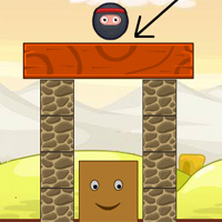 Free online html5 games - Ninja In Box AtoZOnlineGames game 