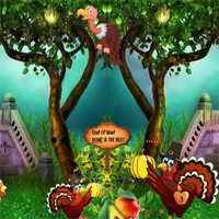 Free online html5 games - Thanksgiving Release The Small Turkey game 