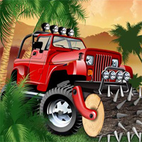 Free online html5 games - Tropical Uphill Driver game 