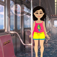 Free online html5 games - Dream Girl Escape From Train HTML5 game - Games2rule 