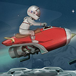 Free online html5 games - Bike Racing HD Space game 