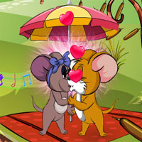 Free online html5 games - Mr and Mrs Jerry Kissing game 