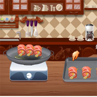 Free online html5 games - Bacon Wrapped Shrimp Canapes game 