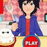 Free online html5 games - Cute Baymax Cupcake game 
