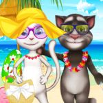 Free online html5 games - Tom and Angela Summer Fun game 