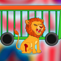 Free online html5 games - G2J Help to Injured Circus Lion game 