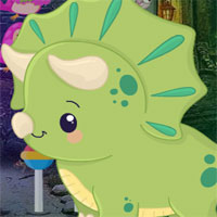 Free online html5 games - G4K Cartoon Triceratops Escape game 