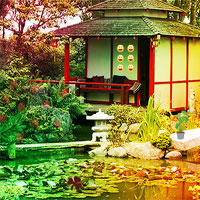 Free online html5 games - AVMGames Chinese Garden House Escape game 