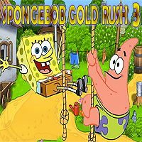 Free online html5 games - SpongeBob Gold Rush 3 game 