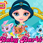 Free online html5 games - Baby Barbie My Palace Pets game 