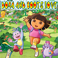 Free online html5 games - Dora And Boots Love game 