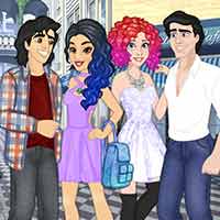 Free online html5 games - Princess Amazing Double Date game 