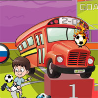 Free online html5 games - Euro Soccer Bus Parking game 