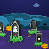 Free online html5 games - GFG Scary Graveyard Escape 3 game 