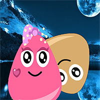 Free online html5 games - Pou And Princess Night Adventure game 
