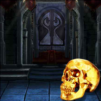 Free online html5 games - The Dark Night Skull Land game 