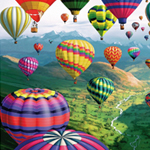 Free online html5 games - Hot Balloon-Hidden Targets game 