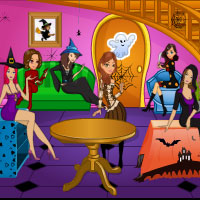 Free online html5 games - Halloween Hot Party game 