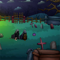 Free online html5 games - Ena The Circle 2 Graveyard Escape game 