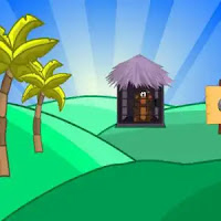 Free online html5 games - G2L Village Monkey Rescue game 