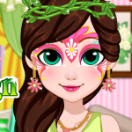Free online html5 games - Fairy Face Painting Design game 